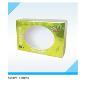 Luxury Cake Paper Box Packaging With Transparent Window And Handle
