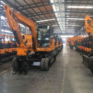 30MPa Wheel Crawler Excavator Simple Structure Crawler Mounted Hydraulic