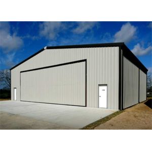 Buy cheap Flexible Design Prefab Aircraft Hangars , Sandwich Panel Steel Airplane Hangar from wholesalers