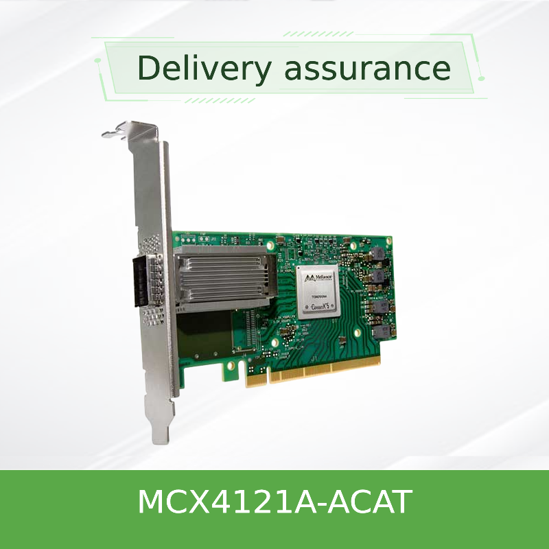Buy cheap Mellanox ConnectX-4 Lx MCX4121A-ACAT Dual-Port 25GbE SFP28 PCIe3.0 x8 Network Adapter Card with Hardware-accelerated RDMA from wholesalers