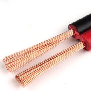 Red Black Parallel Speaker Cable For Audio Transmission Communication