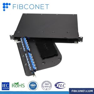 24/12 Cores Sc/LC/FC/St Connector Patch Panel Optical Optic Fiber ODF Face Plate