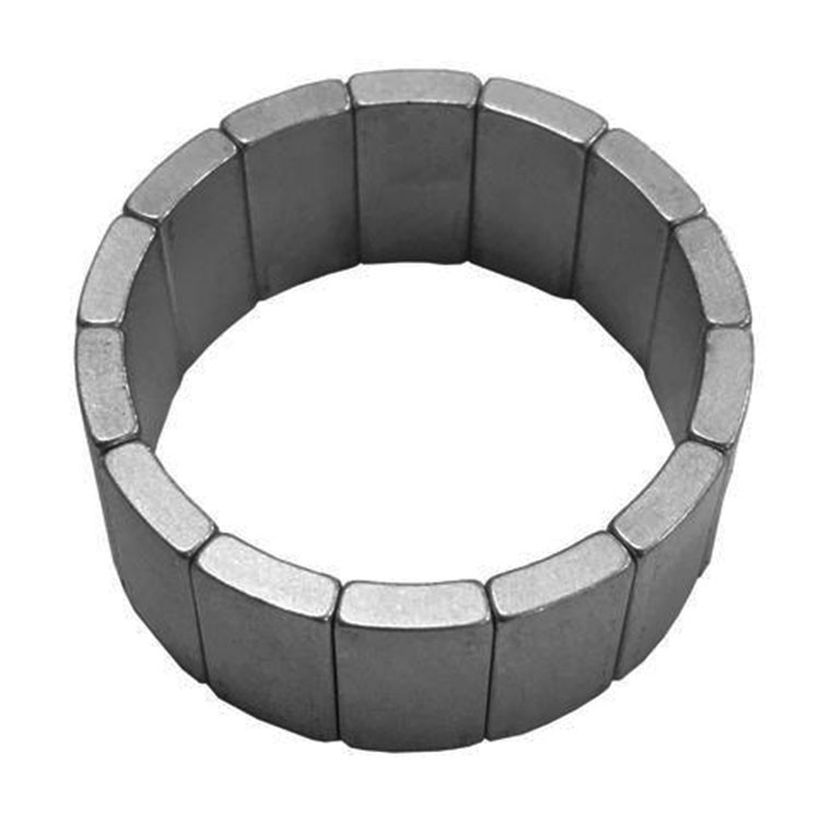 Buy cheap Halbach Array Generator Custom Permanent Magnetic Assembly Arc Segment For Motor from wholesalers