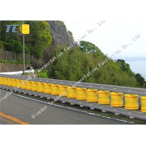 Buy cheap Height 510mm Highway Rotating Guardrail Roller Crash Barrier from wholesalers