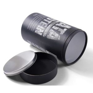 Buy cheap Glossy Lamination Custom Clothing Packaging Boxes Cardboard Cylinder Tubes from wholesalers