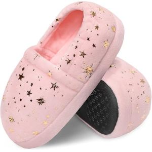 Custom Brand Stars Style Kids Indoor Slippers With Glow In The Dark Classical