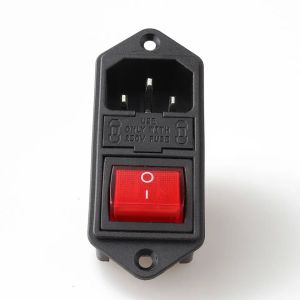 LZ-14-F14 C14 3 Pin AC Power Socket 10A 250V With Fuse Holder