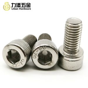 Buy cheap SS304 Metal Screw Fasteners , M10 Socket Head Cap Screw Din 912 Grade A4-70 from wholesalers