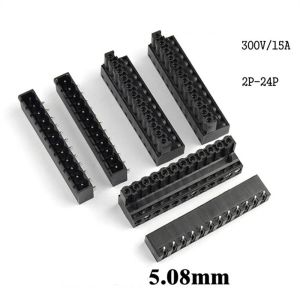 Buy cheap 5.08mm Pitch PCB Pluggable Screw Terminal Blocks Plug + Right Angle Pin Header Black from wholesalers