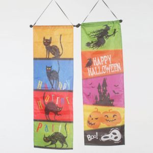 Buy cheap Halloween Flag Banner Cat and mixed hallowen elements from wholesalers