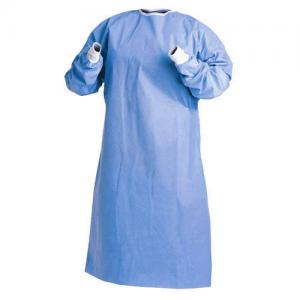 Buy cheap Sterilized Disposable Isolation Gown , Medical SMS Isolation Gown Waterproof product