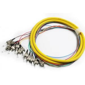 Buy cheap FC LC SC ST Fiber Optic Pigtail Singlemode FTTx FTTB FTTH Network 12 Cores from wholesalers