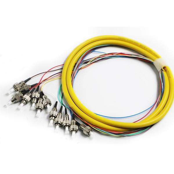 Buy cheap FC LC SC ST Fiber Optic Pigtail Singlemode FTTx FTTB FTTH Network 12 Cores from wholesalers