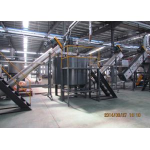Buy cheap CE Plastic Recycling Crusher , 2000kg/H PET Bottle Recycling Line from wholesalers