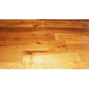 Buy cheap American Hickory Solid  Flooring handscraped and Distressed Surface from wholesalers