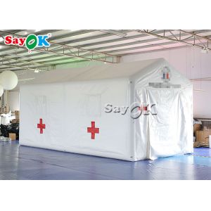 White 6x3x3mH Temporary Emergency Inflatable Medical Tent