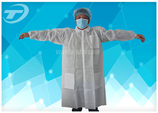 Buy cheap PP White Hospital Medical Disposable Lab caot / Disposable Protective coat from wholesalers