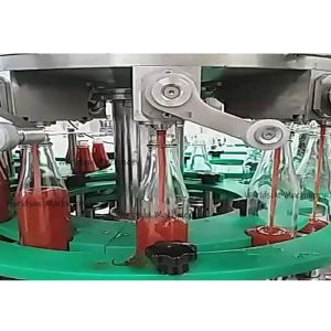 Buy cheap Full Automatic Ketchup Filling Machine for Glass Plastic Bottle Rinser Filler product