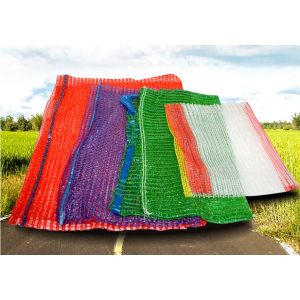 Buy cheap 45*75cm HDPE DrawstringTubular Knitted Mesh Bag Packaging from wholesalers