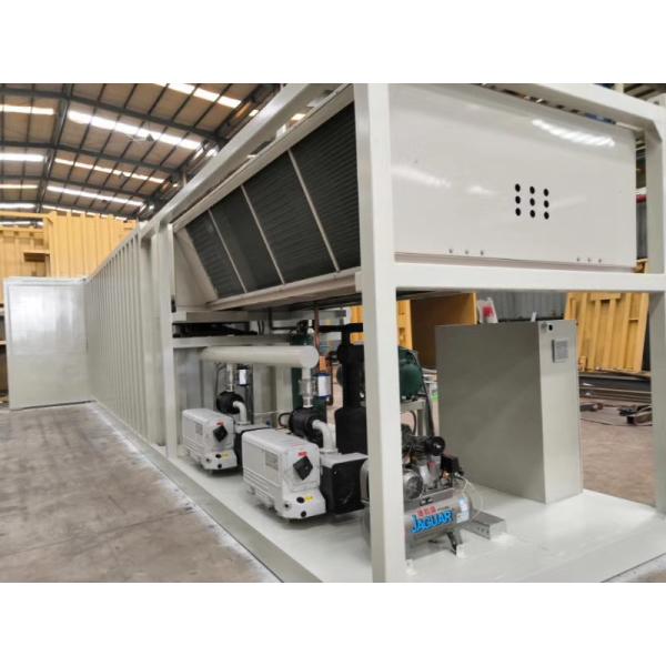 Quality PLC Vacuum Cooling Machine 47kw For Fresh Vegetables Mushrooms for sale