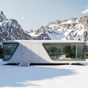 Buy cheap Intelligent System Space Capsule Room With Balcony Luxury Design Prefabricated product