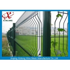 Dark Green Welded Wire Mesh Fence Powders Sprayed Coating 2000*1800mm