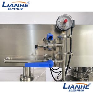 Hydraulic Lifting PLC Cosmetic Manufacturing Equipment Used For Ointments ABB