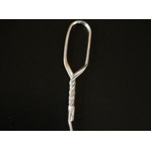 Buy cheap 0.9x700mm Flanged Wire Heald  Nylon Covered With Welded Eyelet from wholesalers