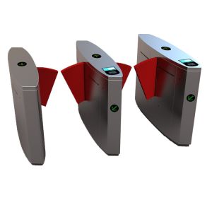 DC24V SS304 RS485 Flap Barrier Gate High Speed Sensitivity 0.2S