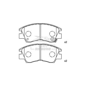 Buy cheap Mitsubishi V32,Ceramic Brake Pad,D349,MB500812,F from wholesalers