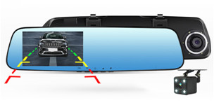 Quality Car Dashboard Camera, Car DVR, Car Video Recorder Full HD 1080P, 4.3" Inch LCD with Dual Lens for Front & Rear view for sale