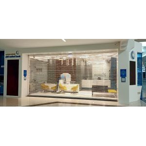 Buy cheap 3mm 2.3mm Transparent Roller Shutter Door Polycarbonate Clear Plastic Roll Up Doors from wholesalers