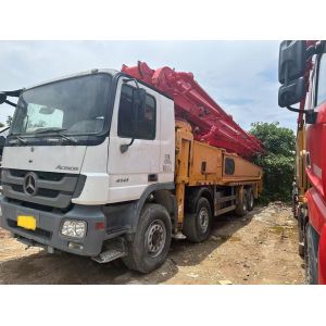Buy cheap 2013 Putzmeister Semi-Dry Concrete Pump 56m Installed Mercedes Chassis from wholesalers