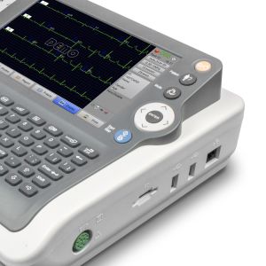 LCD Display Portable ECG Machine 3 Channel Ecg Holter Monitor