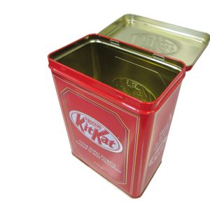 Buy cheap Custom Printed Metal Tin Containers / Rectangular Tin Can For Package from wholesalers