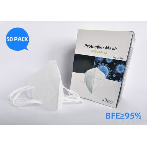 Buy cheap Foldable N95 Disposable Face Mask In Store No Valve Hidden Nose Clip from wholesalers