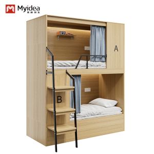 Buy cheap Modern Safe And Stable Bunk Bed For Youth Hostel from wholesalers