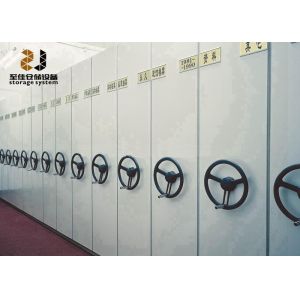 Cold Roll Steel Mobile Shelving Systems Knock Down Structure