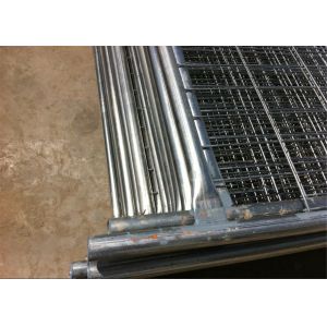 Buy cheap 42 Microns Secure Temporary Fencing Construction Site Fencing Anti Rust Painting from wholesalers