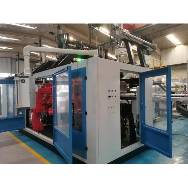 durable 7.5x2 KW Servo System Plastic Bottle Blow Machine With Triple Color