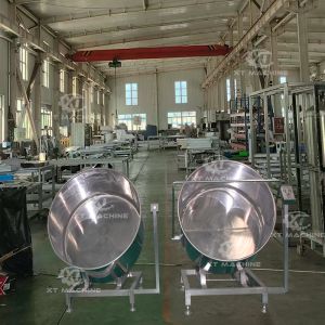 Buy cheap 100kg/h Capacity SUS304 Peanut Coating Machine For Low Noise Non-Pollution And Easy To Clean Nut Processing from wholesalers