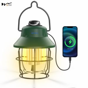 Buy cheap Mini Retro Camping Lights 1000LM Rechargeable LED Camping Lantern Waterproof 3 Light Modes from wholesalers