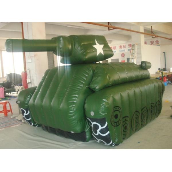 Buy cheap hot selling inflatable giant green tank for advertising from wholesalers