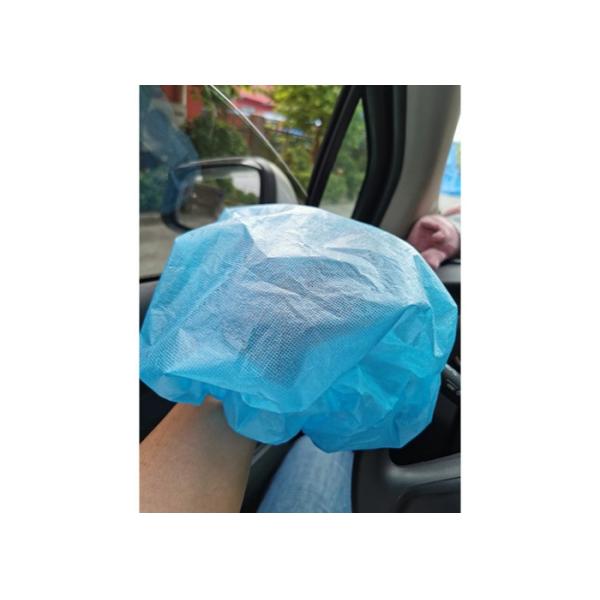 Quality Blue Mushroom Shape Disposable Head Cover for sale