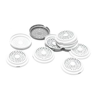 Buy cheap Custom deep draw forming stainless steel sheet metal small part for speaker mesh shell from wholesalers