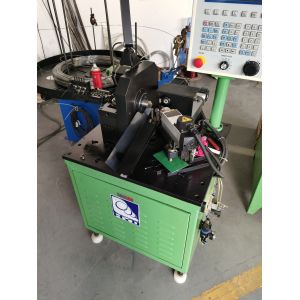 2.7KW M24 CNC Coil Spring Automatic Threaded Froming Screw Sleeve Making Machine