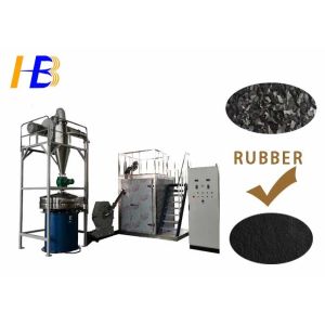 45kw Superfine Plastic Pulverizer Machine With Liquid Nitrogen High Throughput
