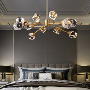 Buy cheap Conical Pure Copper Pendant Chandelier Modern G4 Light Source from wholesalers