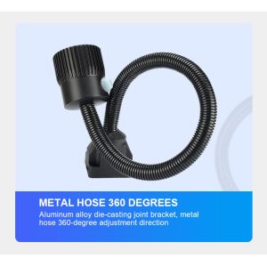 High Brightness Flexible Arm Work Lights 24V Explosion Proof IP67 LED Gooseneck