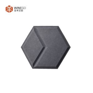 China Different Shapes to Choose 3D Polyester Acoustic Panels Lightweight For Home Wall on sale